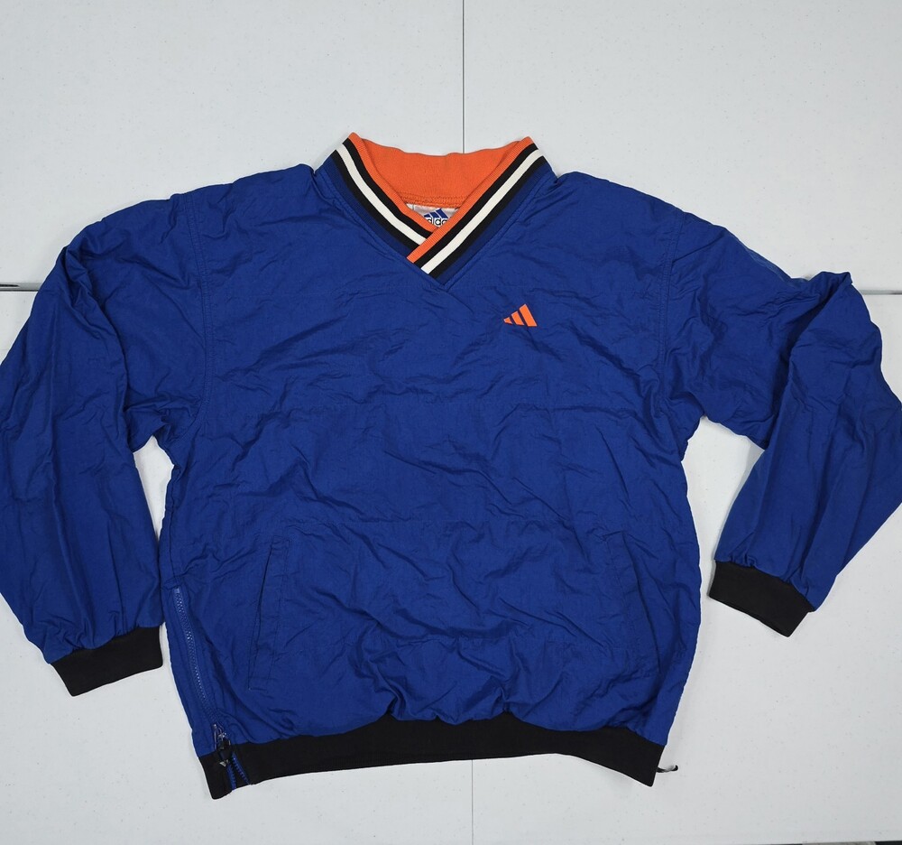 Vintage 90s Adidas Warm Up Windbreaker Men M Pullover UF Florida Gators Colors